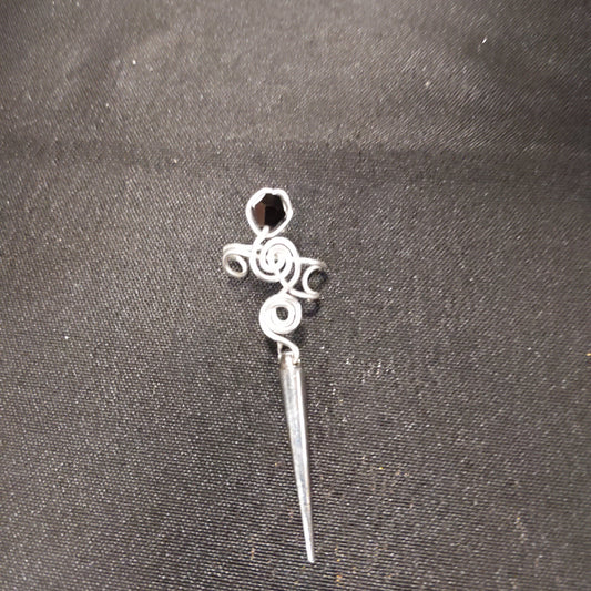 Wire wrapped ear cuffs Beaded Earrings Dragon & Wolf Designs   