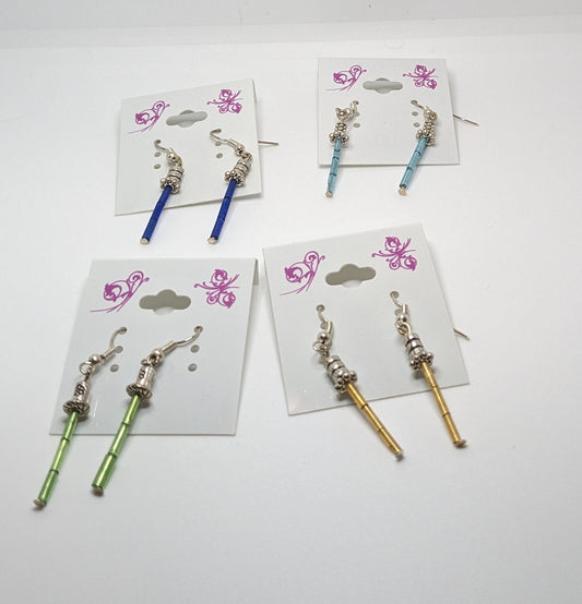 Laser Sword Earrings